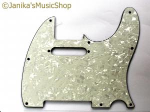 TELECASTER PICKGUARD PEARLOID WHITE SCRATCHPLATE